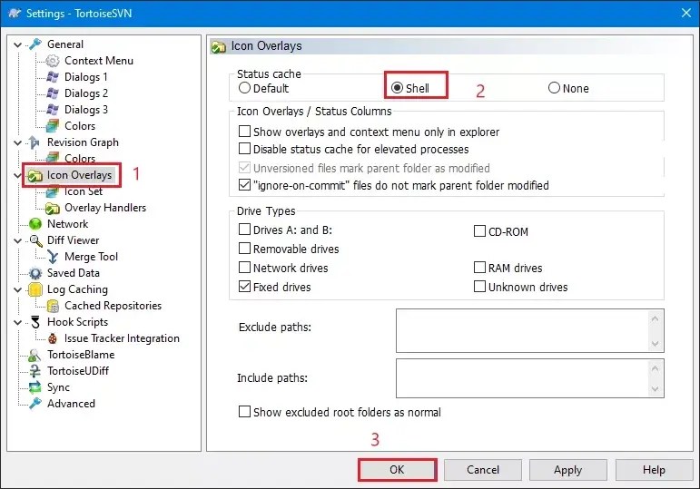 SolvedSVN Is Not Display Folder and File Icons Correctly