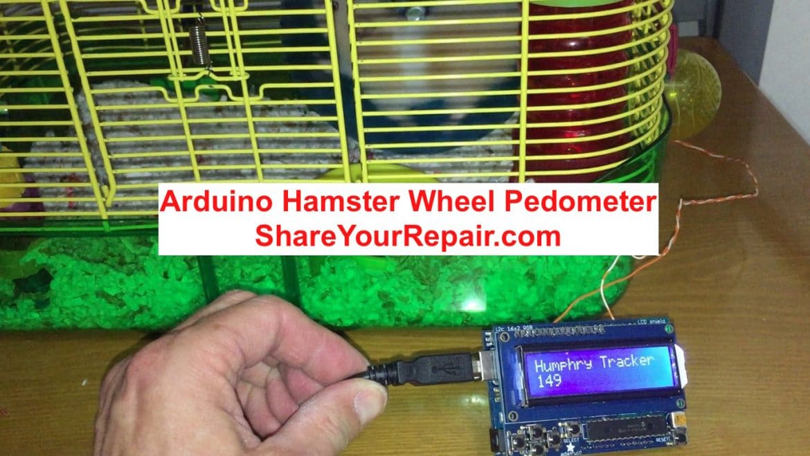 Arduino Hamster Wheel Pedometer (With Code) · Share Your Repair