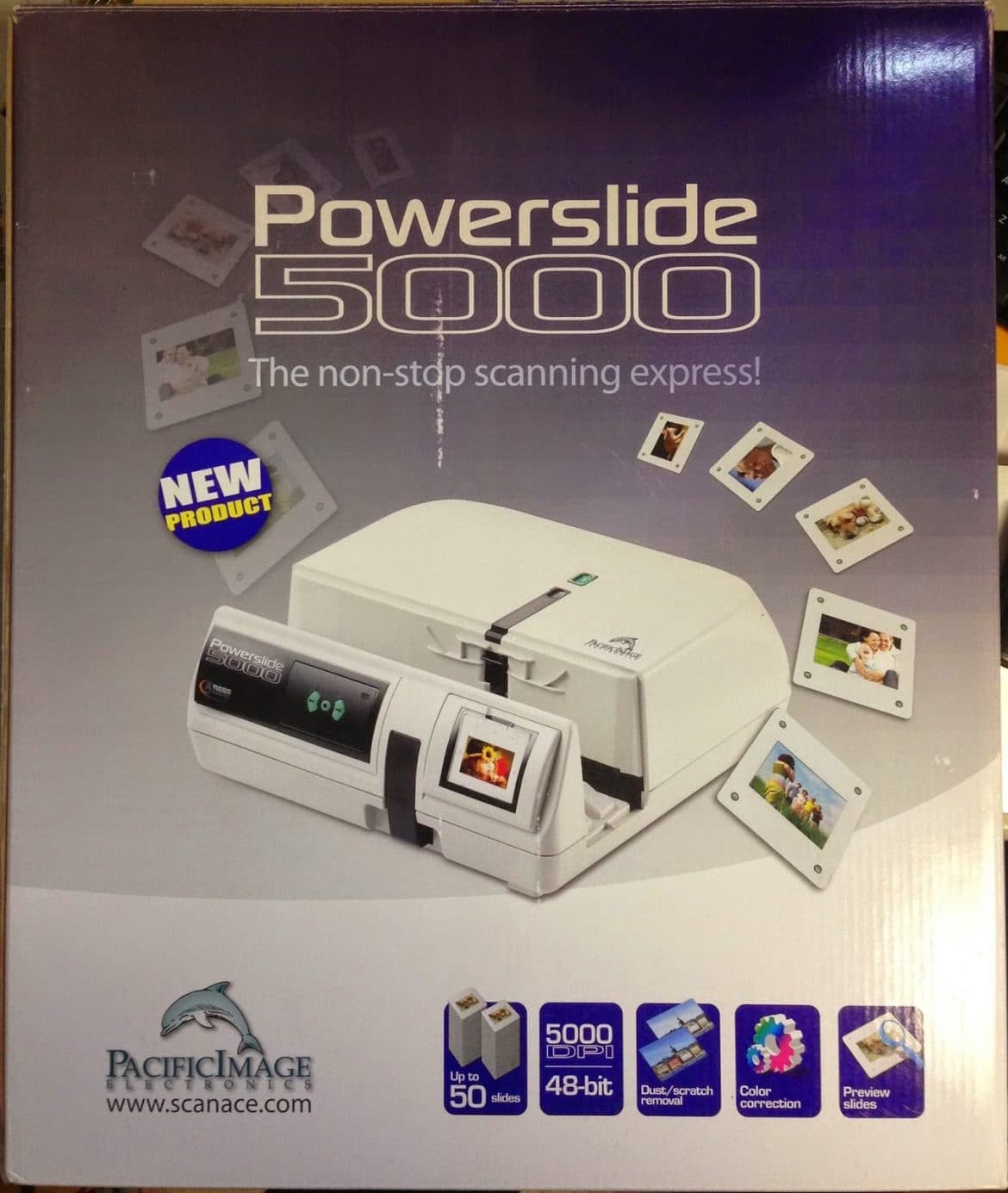 How to Scan Slides on Pacific Image PowerSlide 5000 With VueScan on a