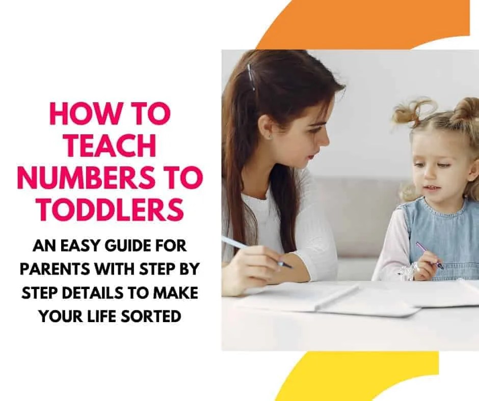 How To Teach Numbers To Toddlers - An Easy Guide For Parents | Sharing Our Experiences