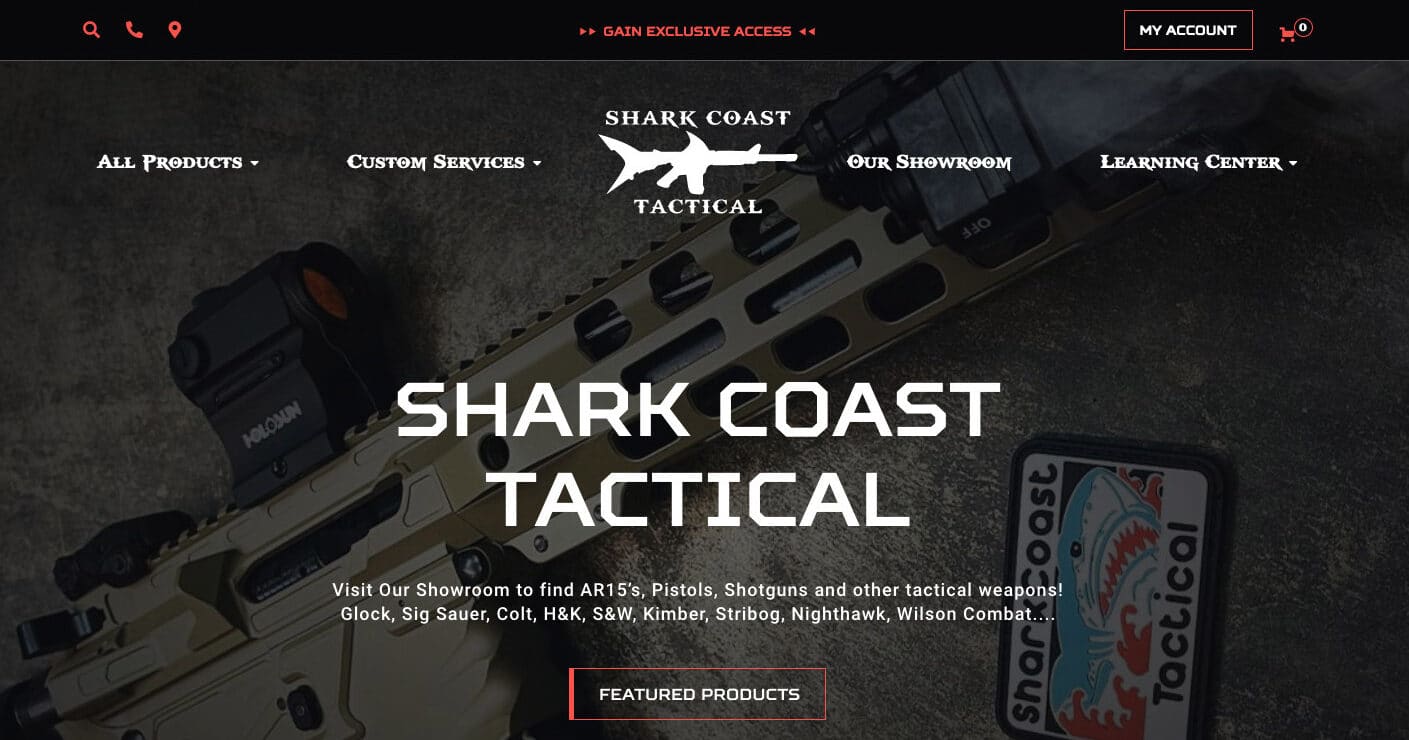 Shark Coast Tactical Custom Firearms, Ammunition, Slidecuts.