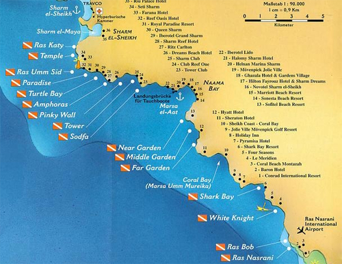 Sharm El Sheikh Map Sharm El Sheikh