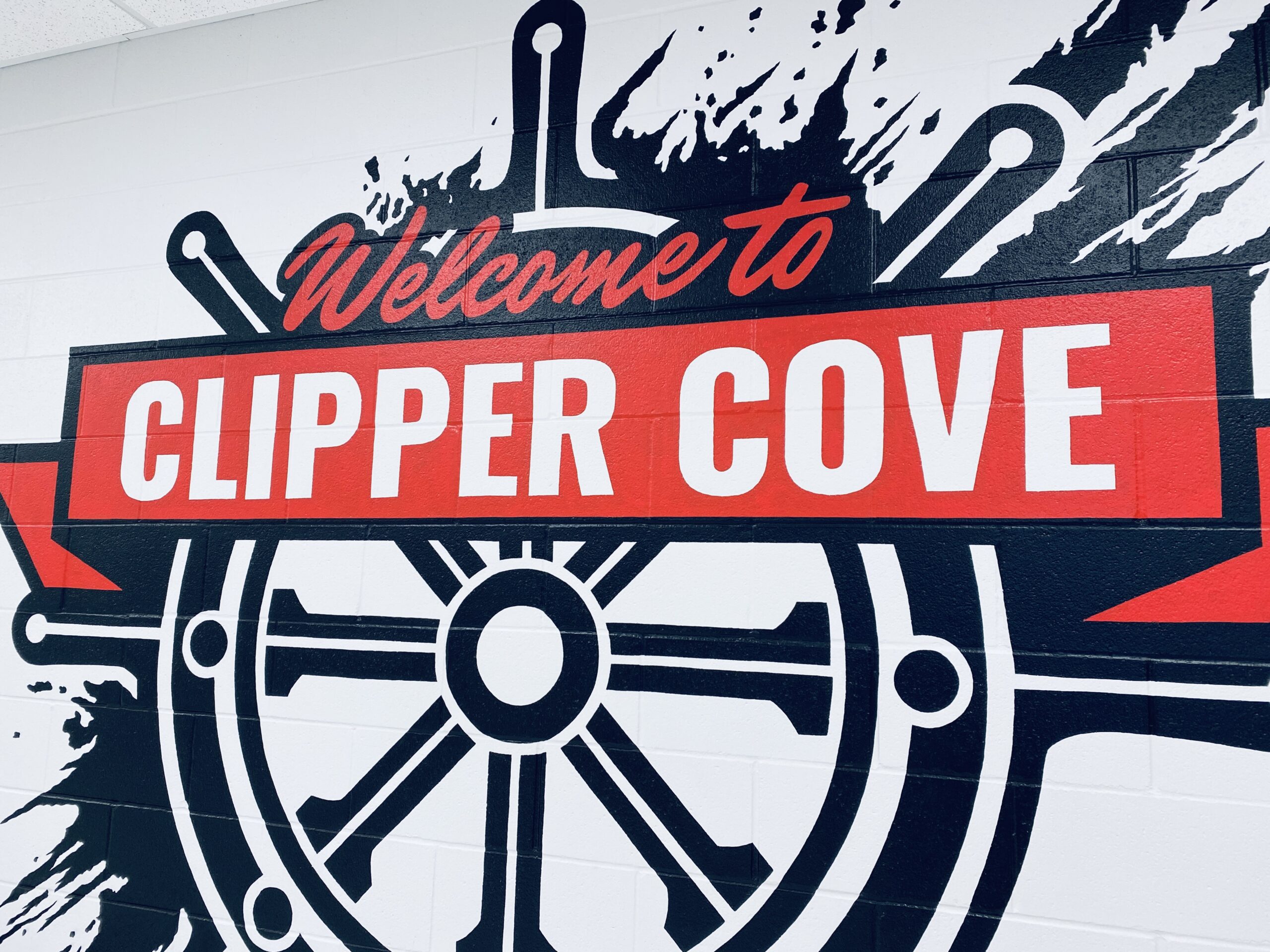 Amboy Entry Mural Sharp Custom Painting