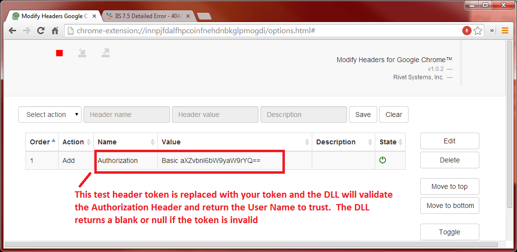 Web Channel Single Sign On with Custom Authorization Header