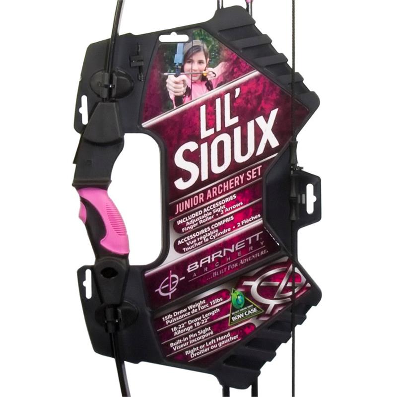 Lil Sioux Jr. Pink Recurve Beginner's Bow & Arrow Ar