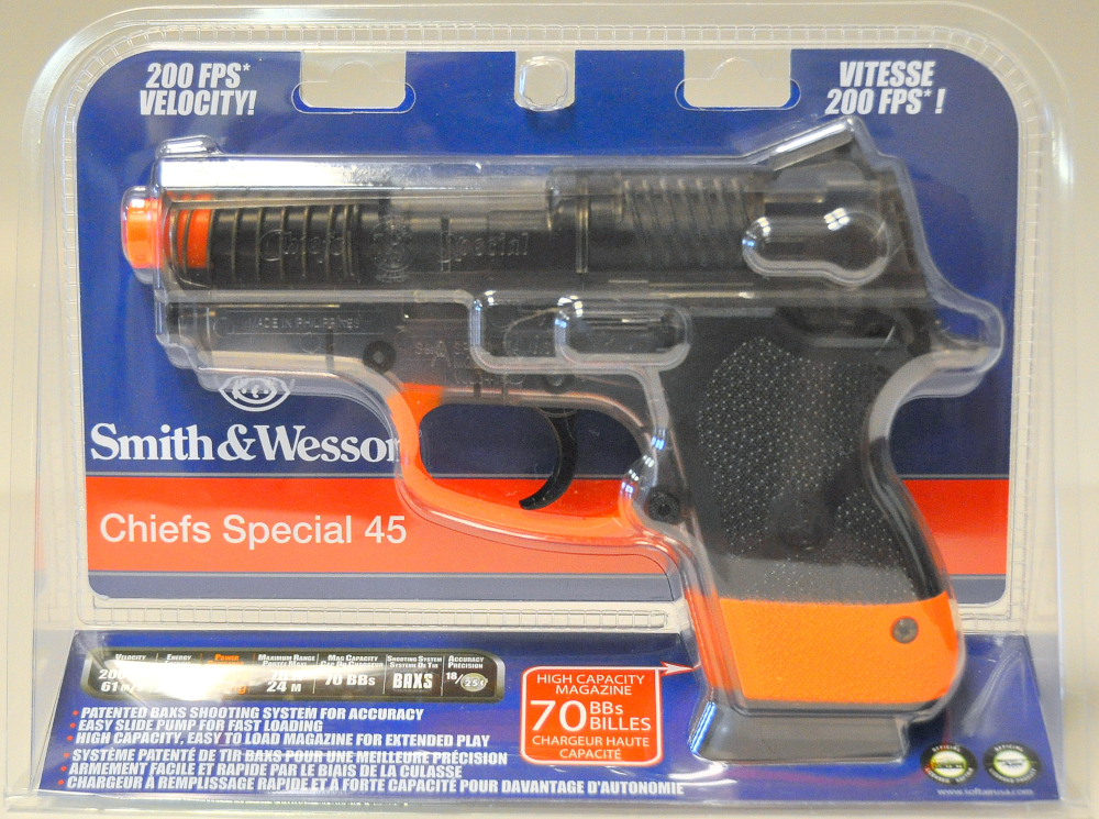 7 Inch Smith & Wesson CS45 Spring Airsoft Pistol Handgun 200