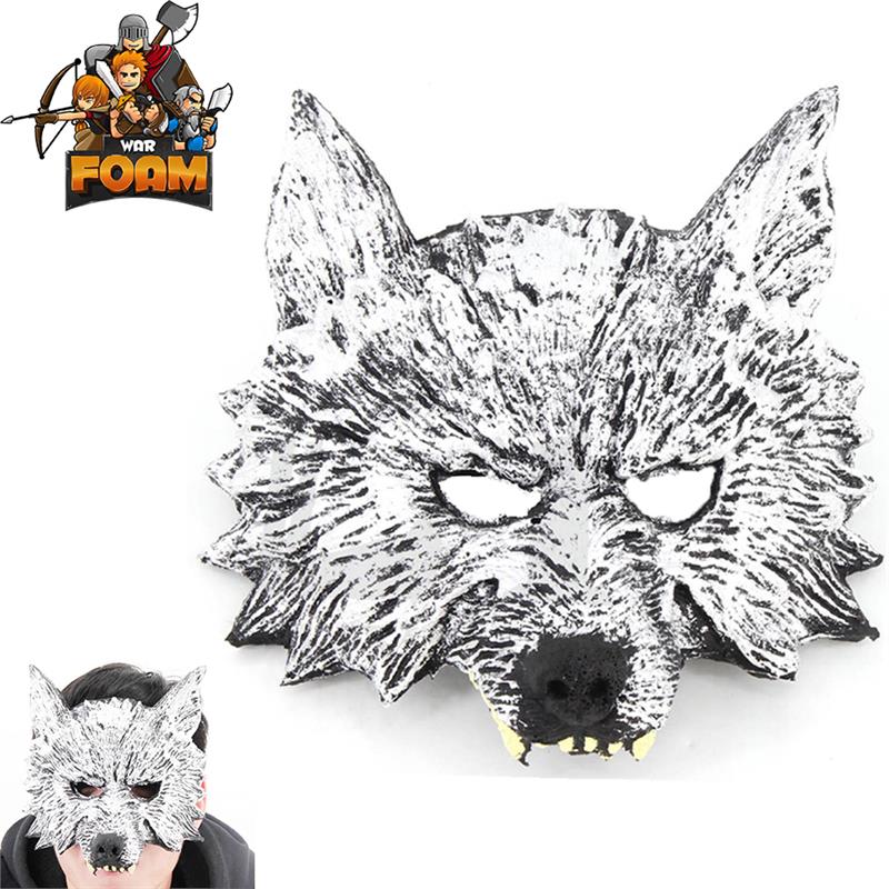 Wolf Head Mask for Costume Cosplay Halloween Masquerade