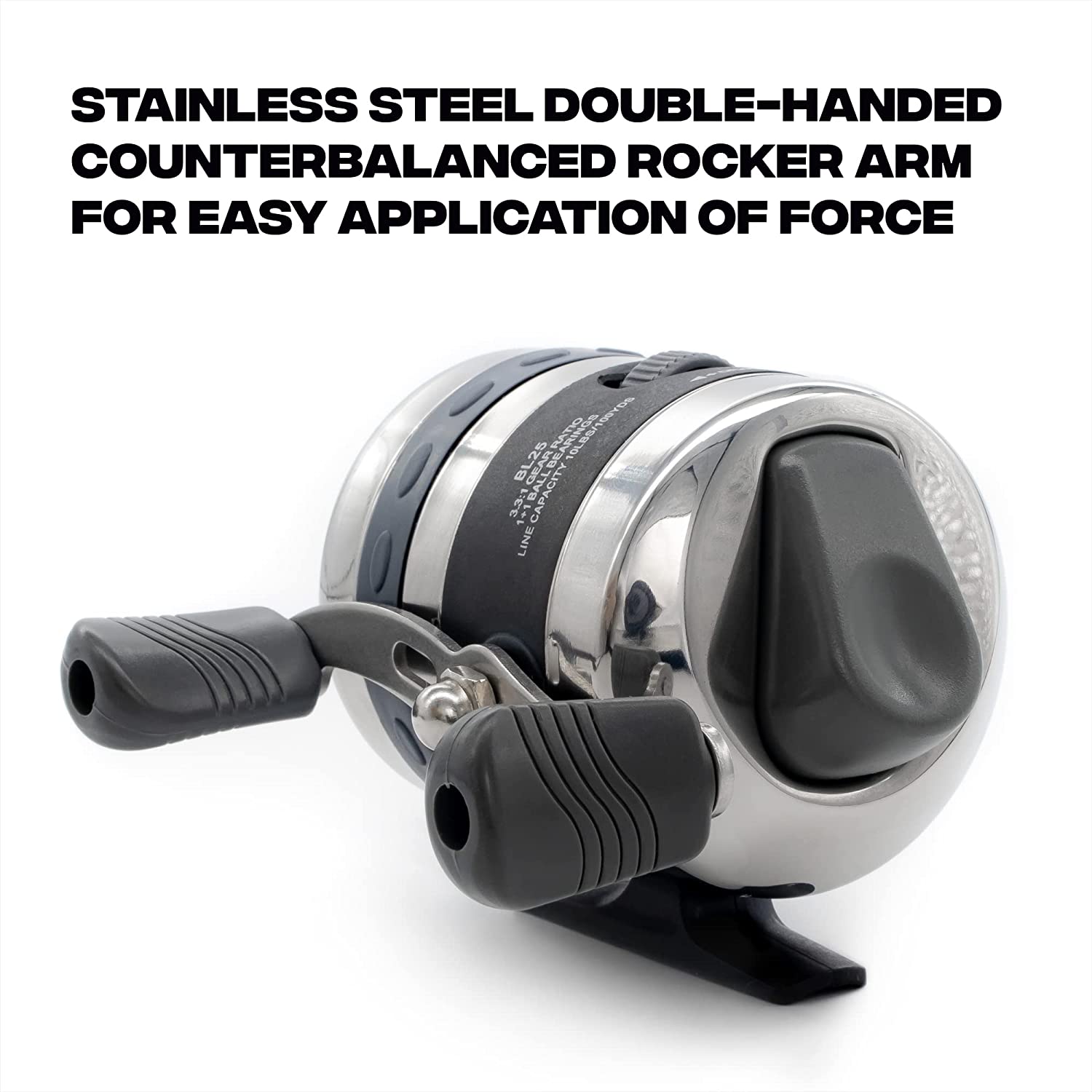 Spincast Bowfishing Reel Slingshot Bow Fishing Rig, Stainles