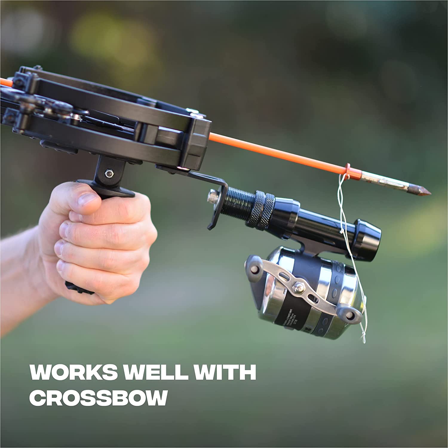 Spincast Bowfishing Reel Slingshot Bow Fishing Rig, Stainles