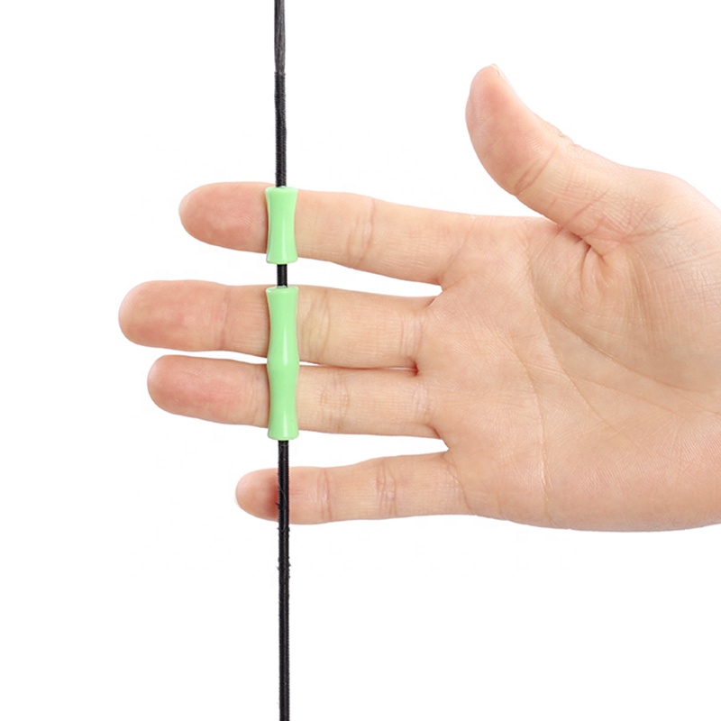 Archery Finger Guard Bowstring Saver Silicone Bow String Fin