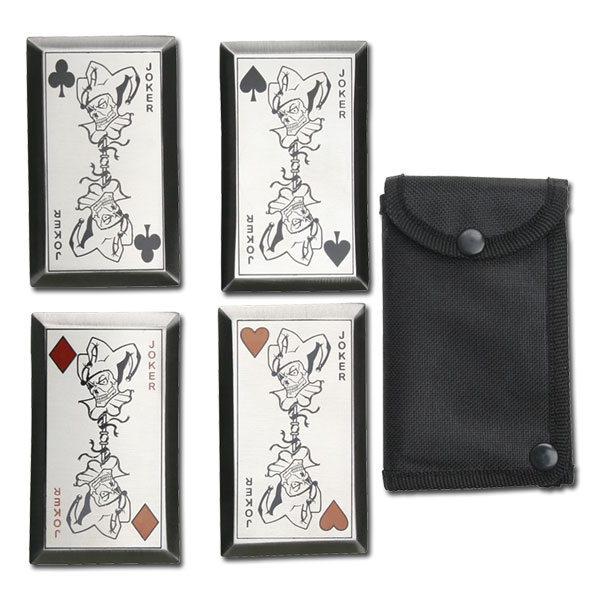 Joker Throwing Cards 4 Pc Set6A1FMT024