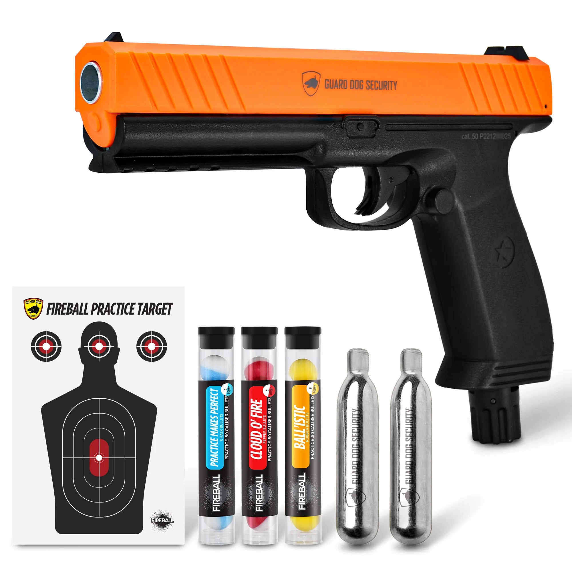 FireBall 0.50 Caliber Self Defense Pepper Pistol Paintball G