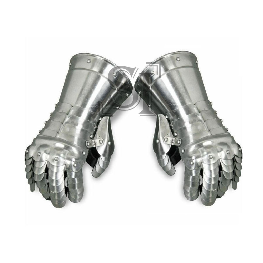 Medieval Knight Articulated Gauntlets Functional Armor Glove