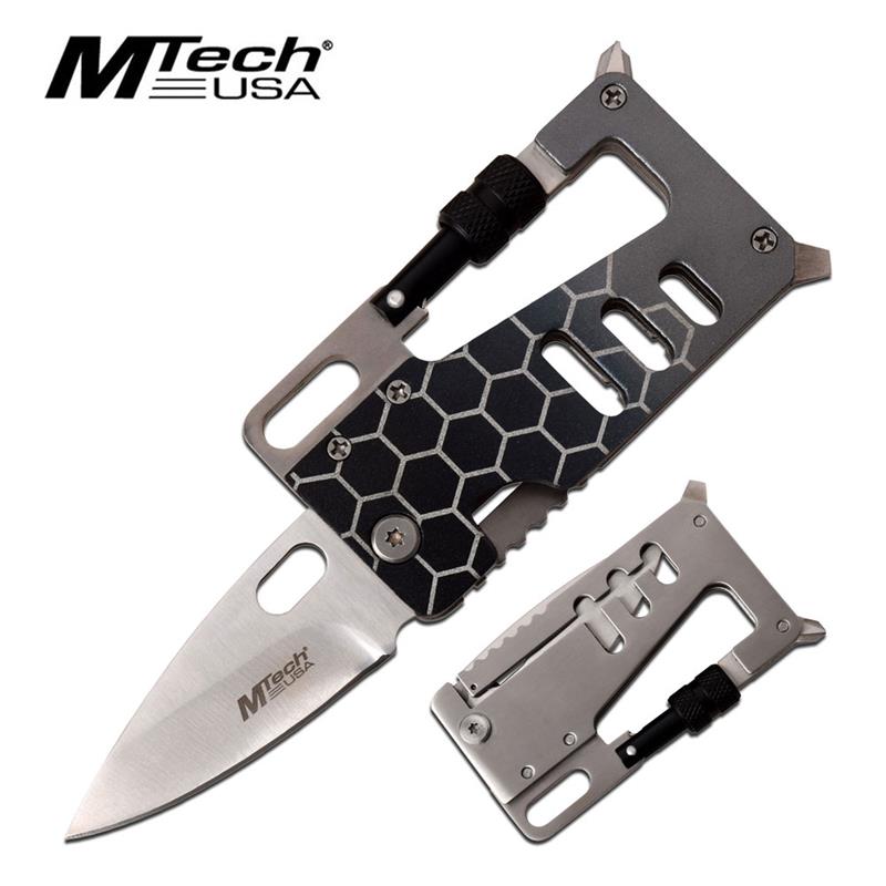 Wallet Style Folding Knife Multi Tool Tactical Survival EDC