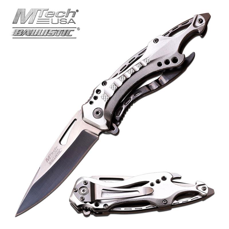 EDC Tactical Silver Spring Assited Opening Pocket Knife6A5