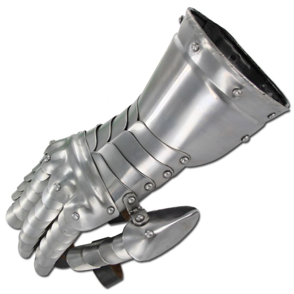 Medieval Flared Cuff Gauntlets Metal Glove Plate Armour 18G