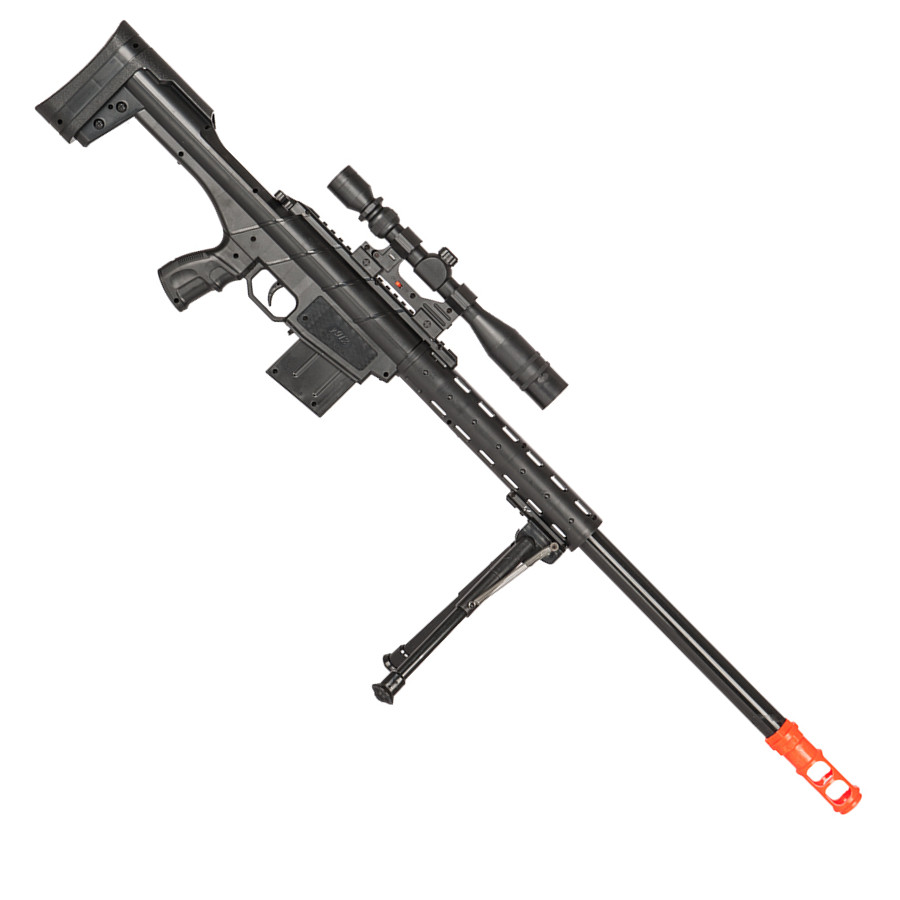 250 FPS Spring Airsoft Sniper Rifle Gun With Laser Scope Sig