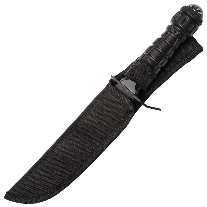Military Fixed blade Serrated Steel SURVIVAL KIT Knife3I3W