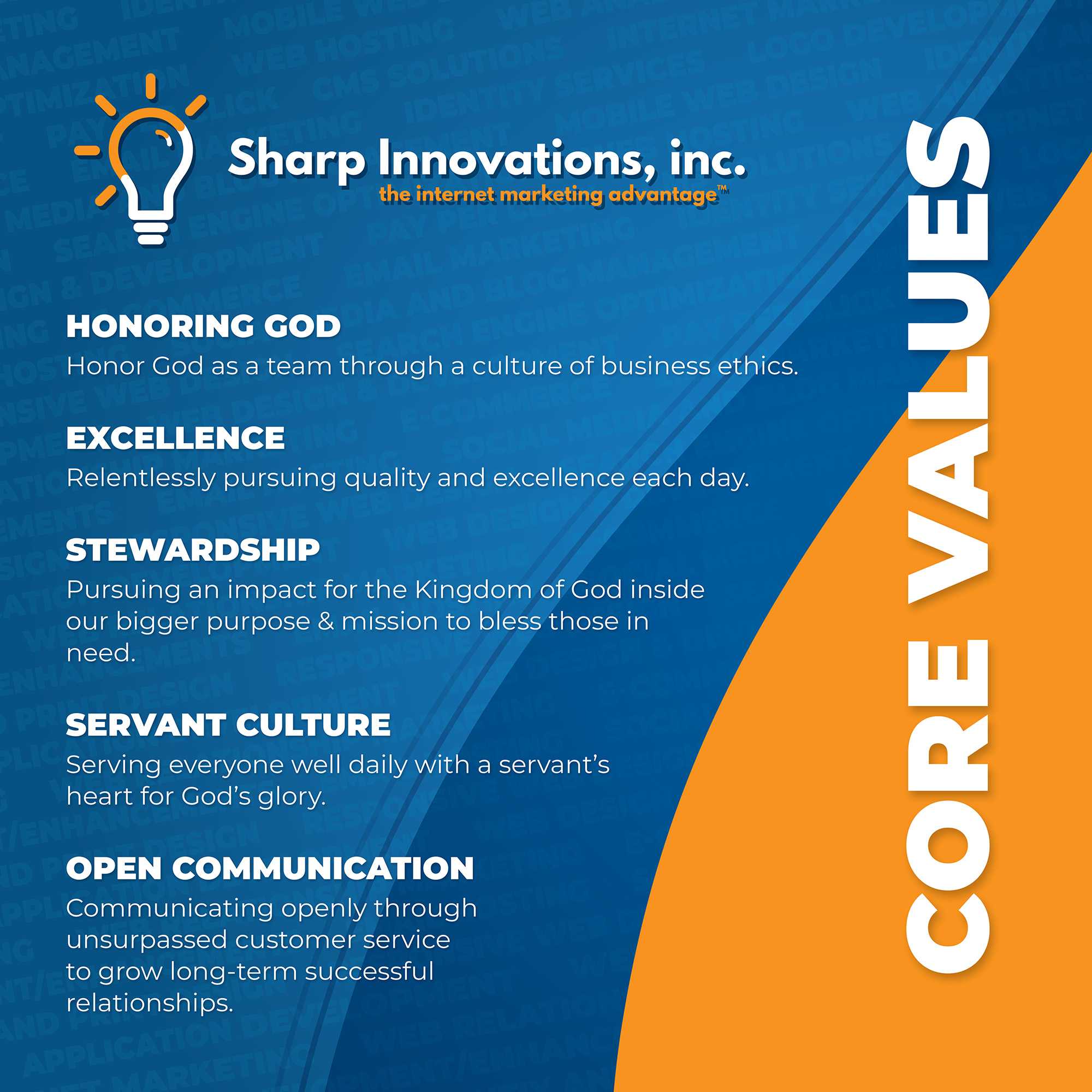 Our Values & Culture About Us Sharp Innovations, Inc.