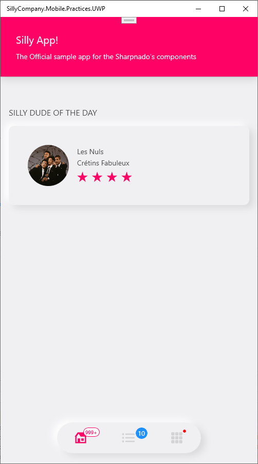 Sharpnado.Tabs 2.0 Xamarin.Forms tabs receive a Badge of honor