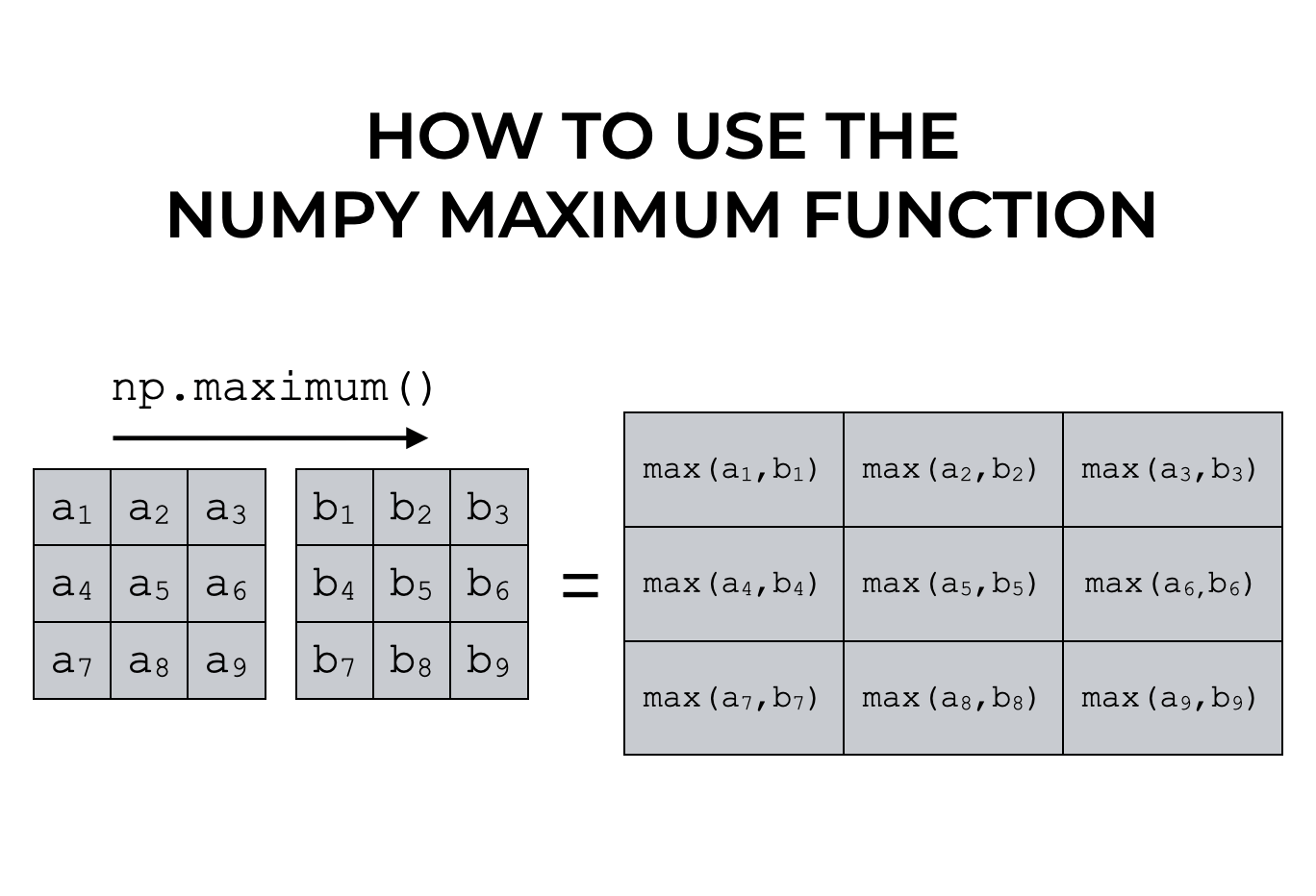 How to Use the Numpy Maximum Function Sharp Sight