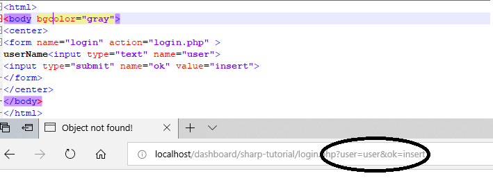 get post in php Sharp Tutorial