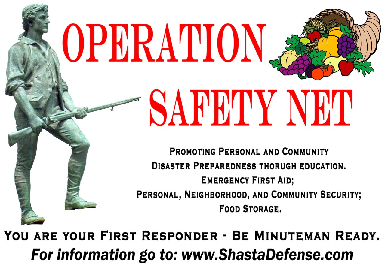 CCW instruction Shingletown California Disaster Preparedness