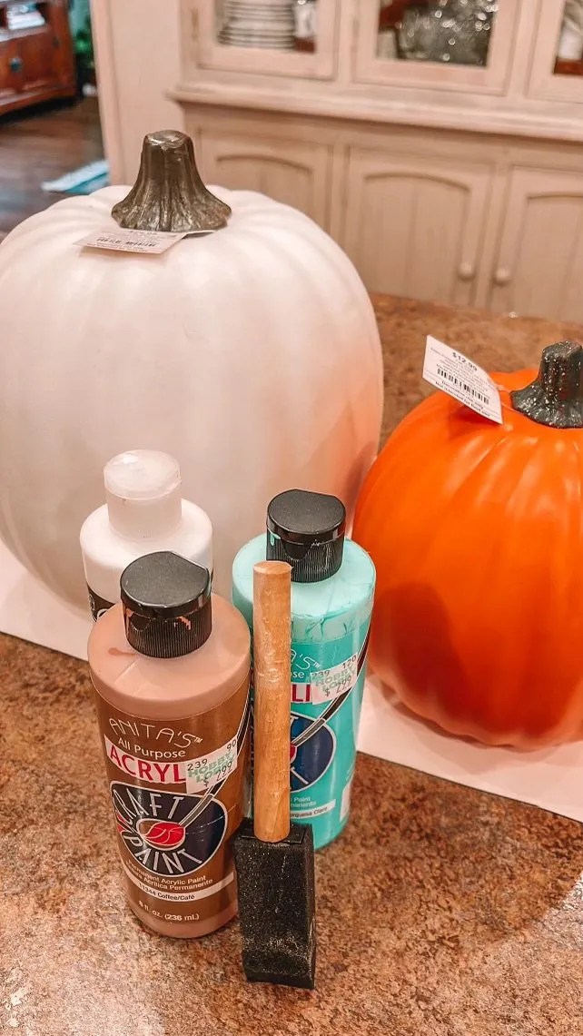 How To Paint Artificial Pumpkins