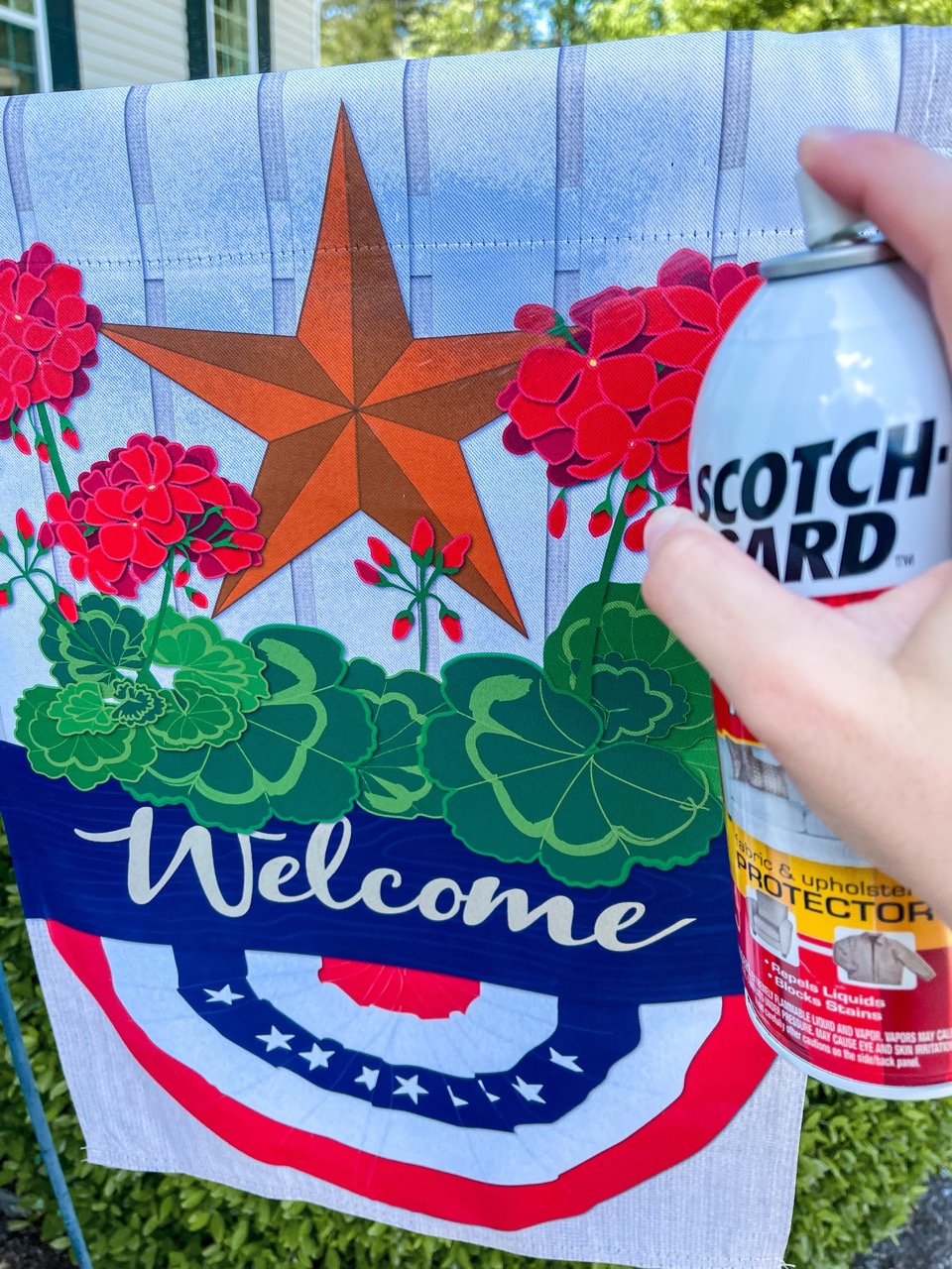 How to Keep Garden Flags From Fading