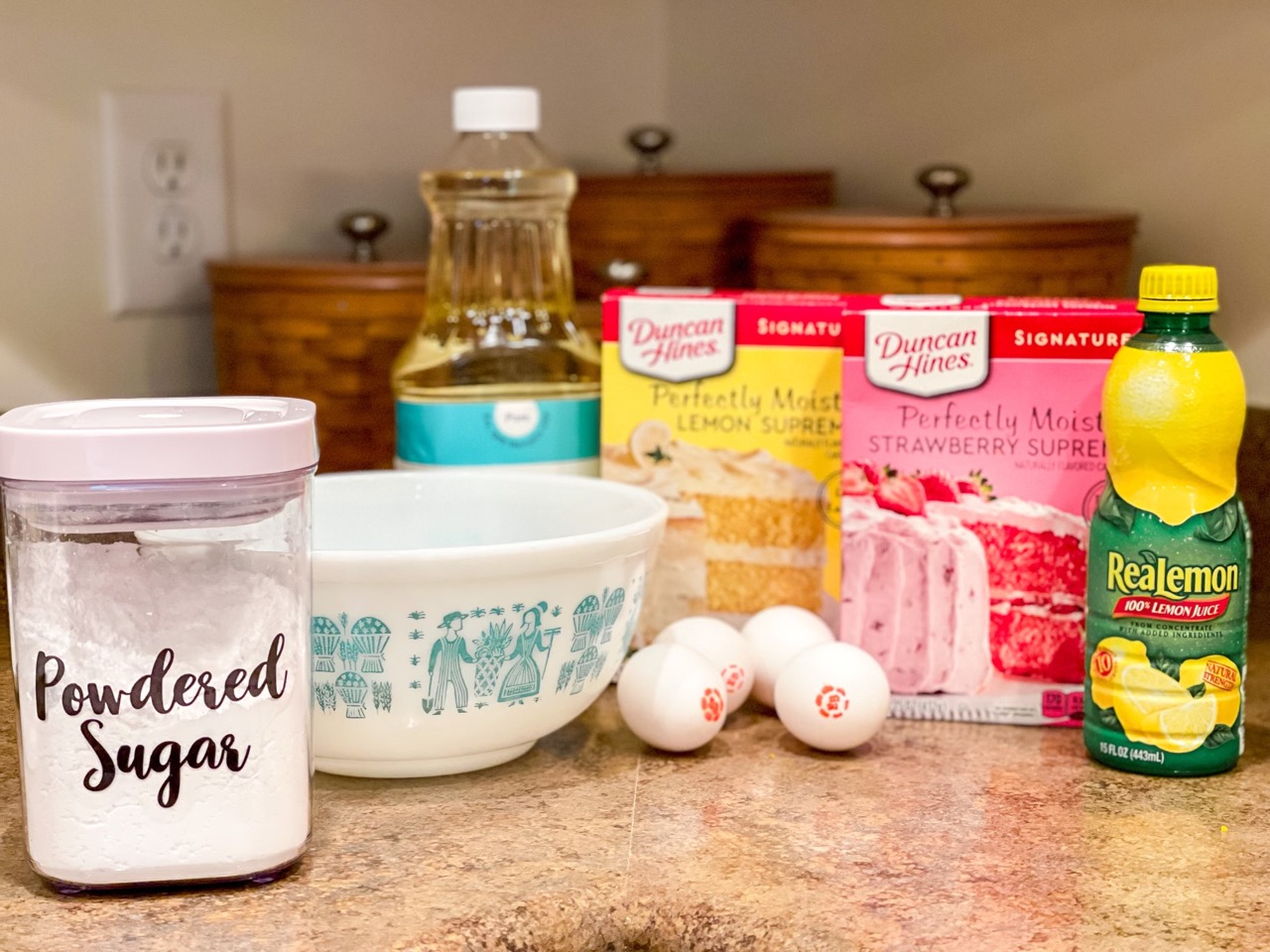 Strawberry Lemonade Duncan Hines Cake Mix Cookies