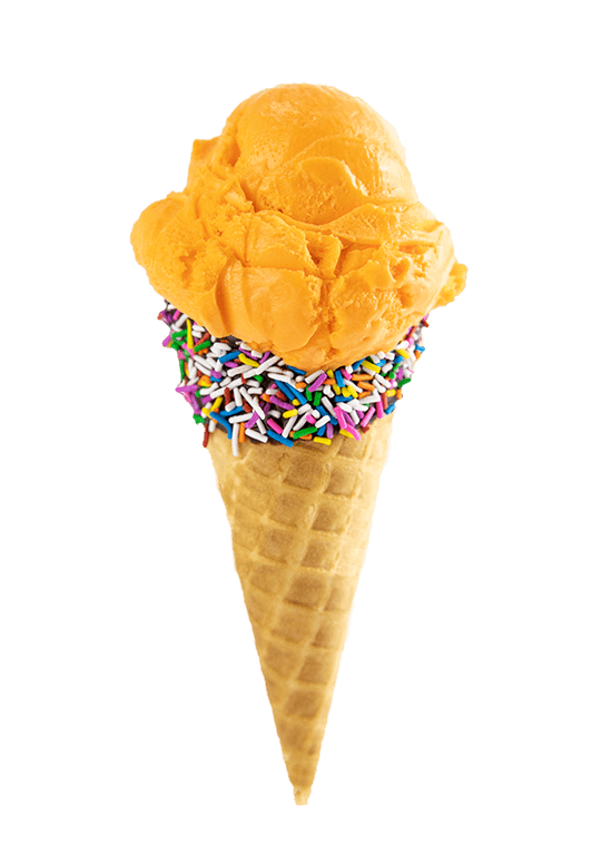 Orange Sherbert Shaw's Ice Cream