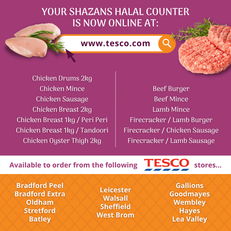 Shazans Halal Counter now online at Shazans