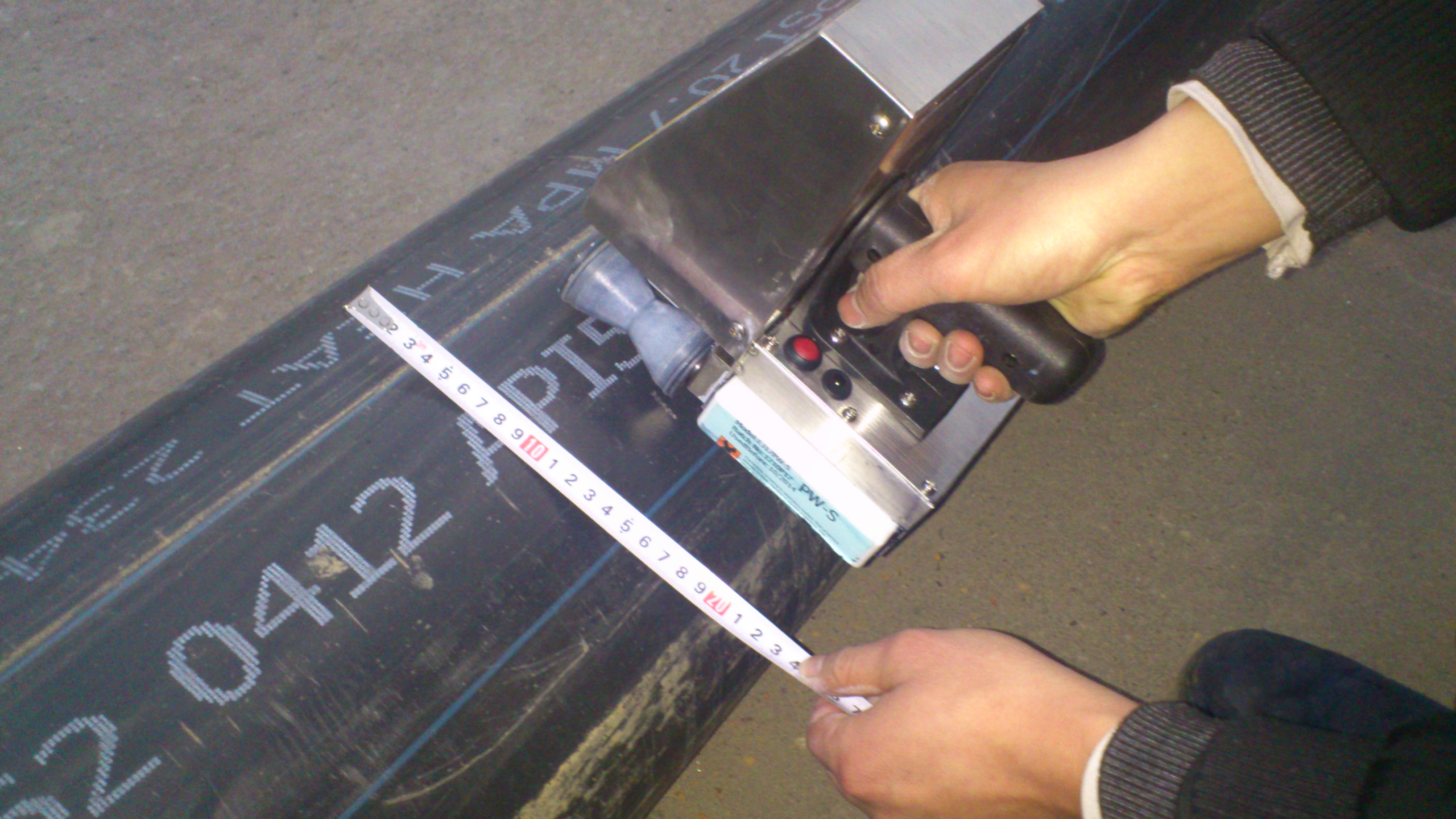 Tube hand coding machine/handheld inkjet printer for pipe/PPR pipe