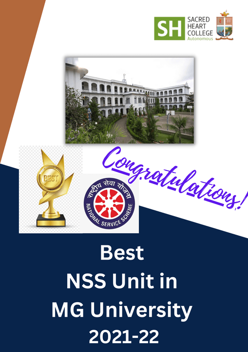 Sacred Heart College, Thevara Best NSS Unit in MG University