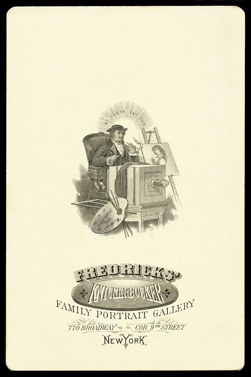 Fredricks' Knickerbocker Family Portrait Gallery Sheaff ephemera