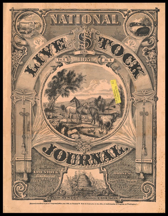 National Livestock Journal Sheaff ephemera