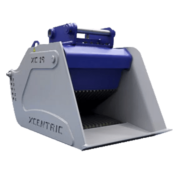 Xcentric Crusher Bucket Excavator Attachment for Sale