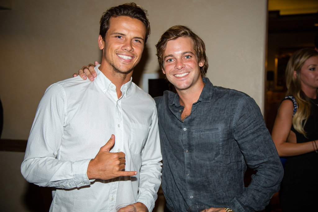 Julian Wilson and Ryan Sheckler at the 2015 Sheckler Foundation Golf
