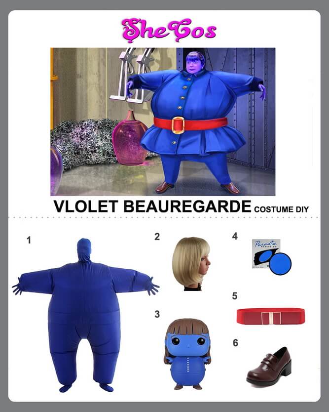 The Eazy Way to DIY Your Violet Beauregarde Costume SheCos Blog