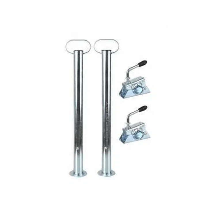 48mmX600mm Pairs of Trailer Prop Stands Corner Steadies Zhuoyue Metal
