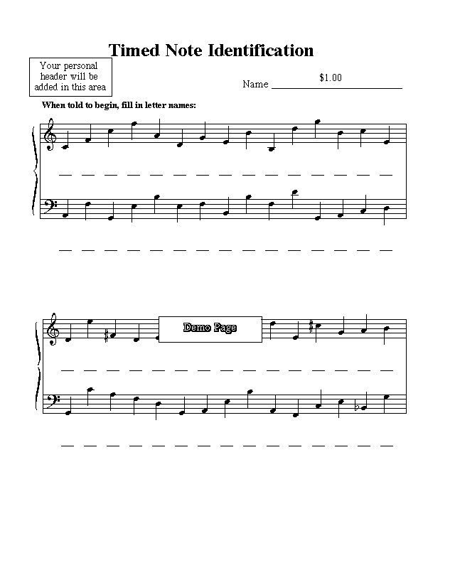 Free Sheet Music Downloads Test Materials Music Education Worksheets