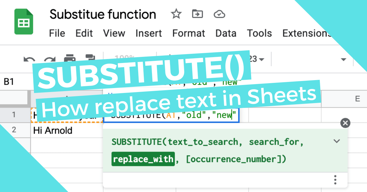 How replace part of text in Sheets? Sheets For Corporate