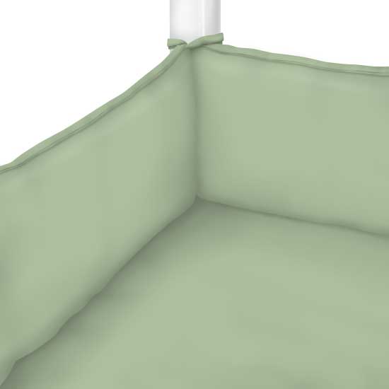 Flannel Sage Portable / Mini Crib Sheets Sheetworld