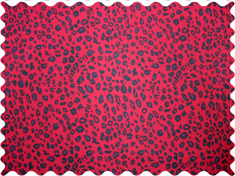 Red Leopard Fabric Fabric Shop Sheets Sheetworld