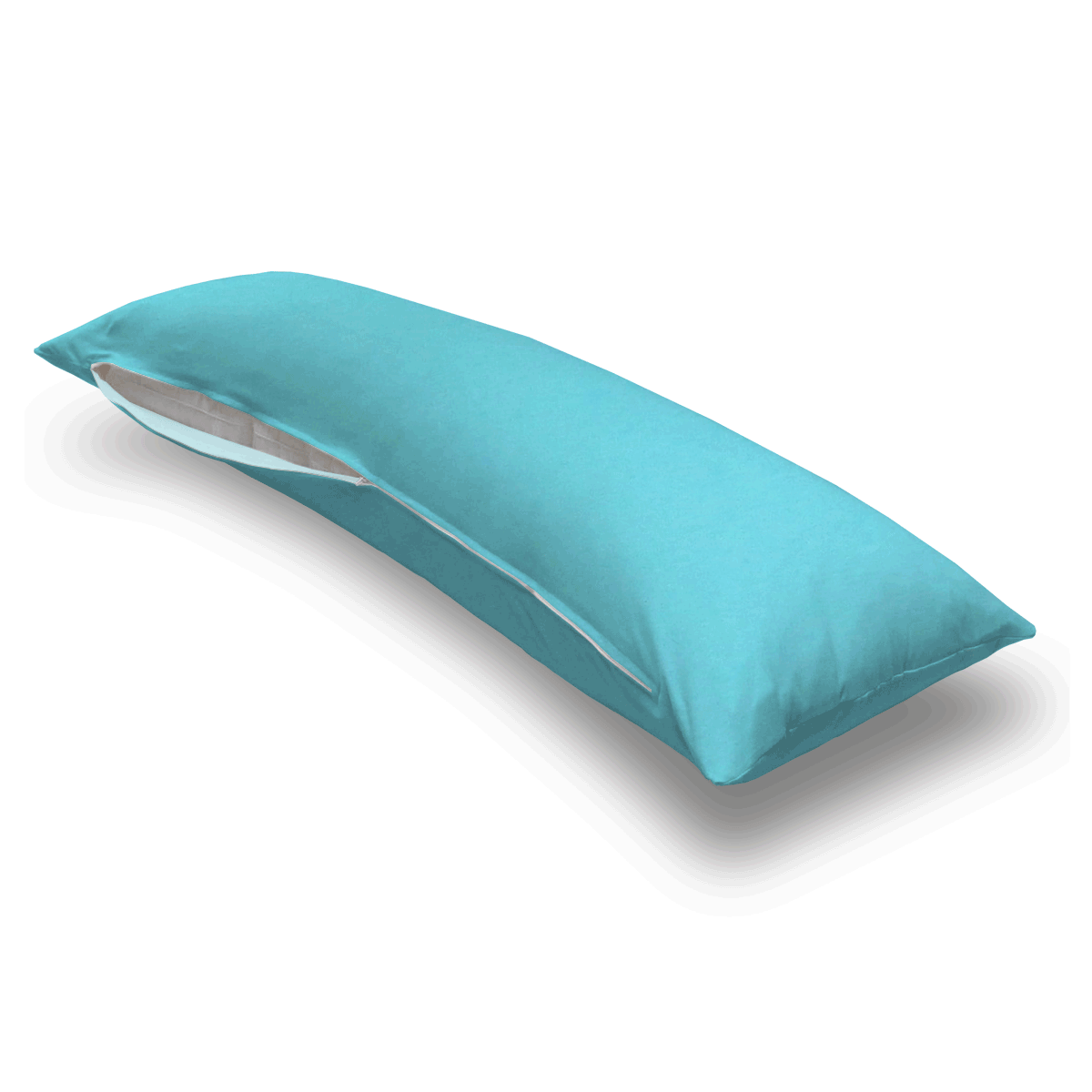Solid Aqua Jersey Knit Body Pillow Case Body Pillow Cases Sheetworld