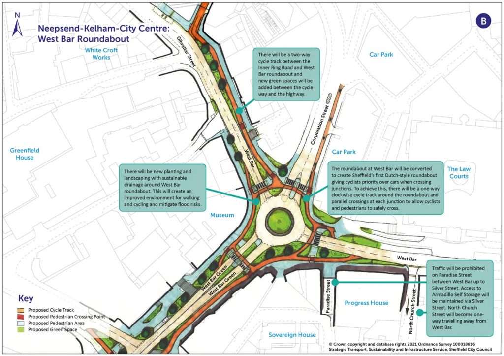 Plans Revealed For Kelham Island 'Connecting Sheffield' Active
