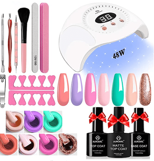 This Gel Manicure Kit Gives You SalonQuality Nails At HomeAnd It’s