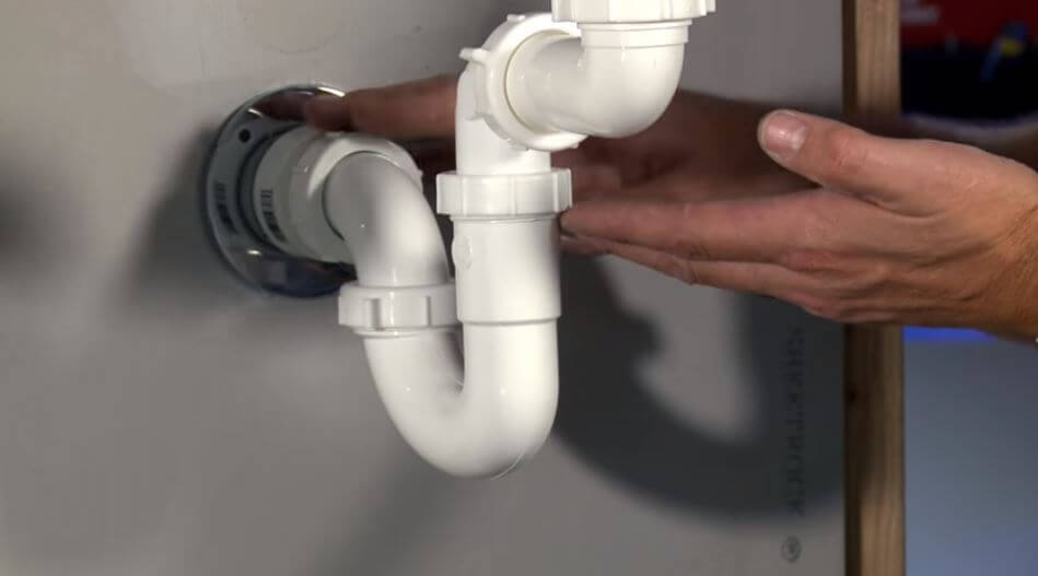 Kitchen Drain Pipe Kitchen Sink P Trap With 2 Washing Machine Waste