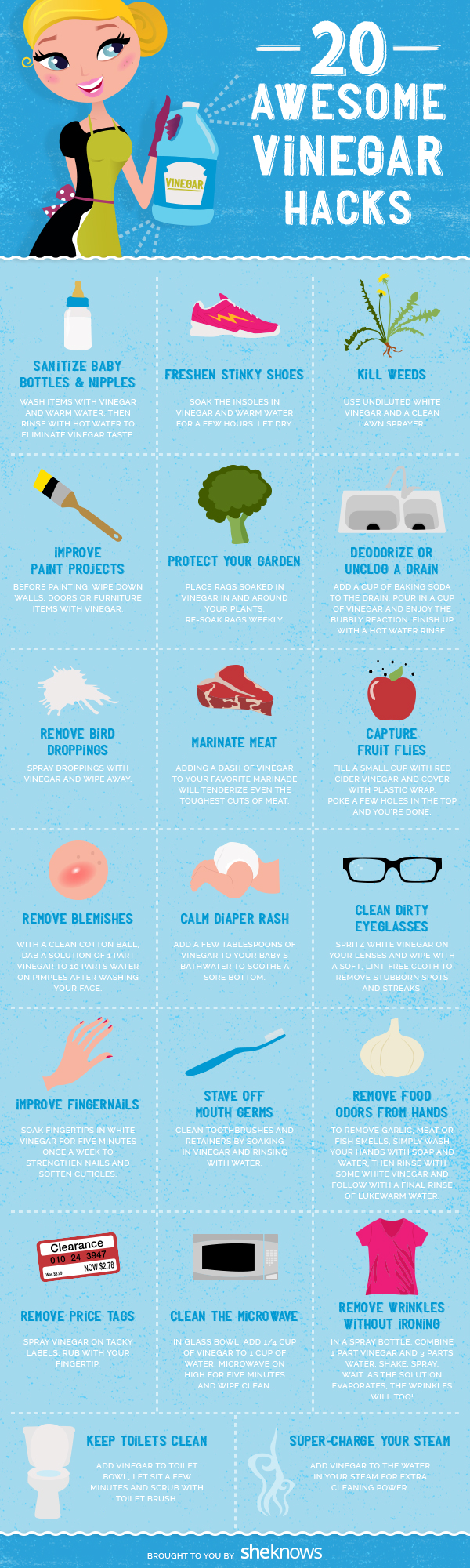 20 Unexpected Ways to Use Vinegar to Get Your House Sparkling Clean