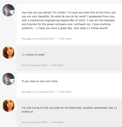 15 Horrifying and real OKCupid messages SheKnows